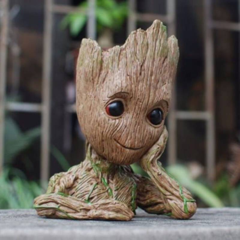 Guardians of The Galaxy Grootted Flowerpot Figures..